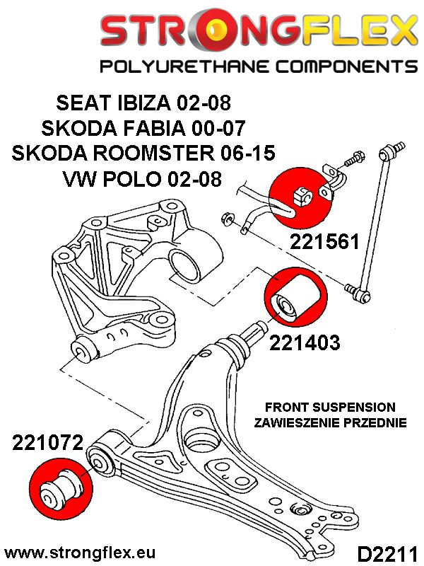 Sport de brousse de barre anti-rouleau avant