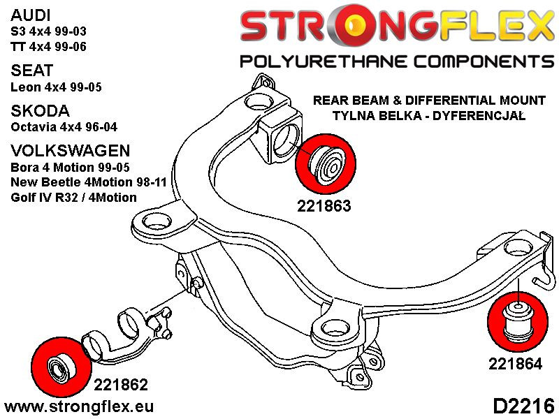 Bush Subframe arrière