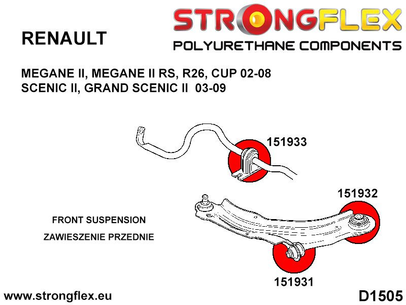 Bras inférieur avant - sport de brousse d'arrière