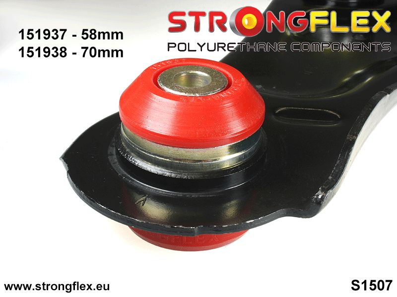 Bras inférieur avant - Arrière-buisson 58mm Sport