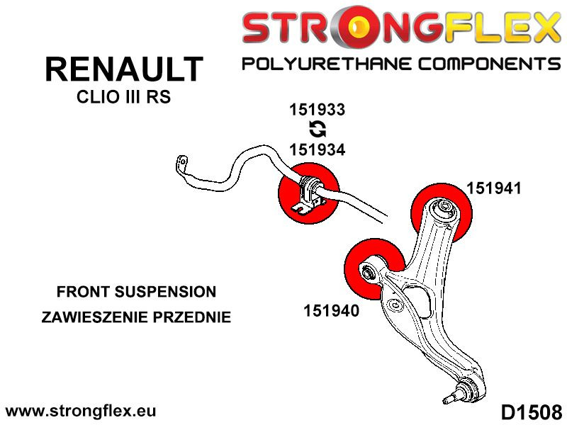 Bras de contrôle avant - sport avant-brousse