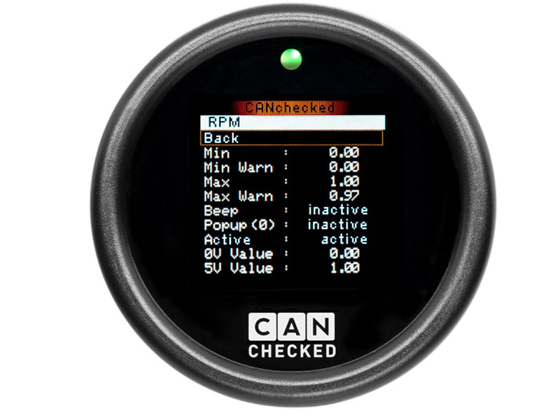 CANChecked 52mm Jauge MFD15 GEN2 (Lambda sensor bundle)