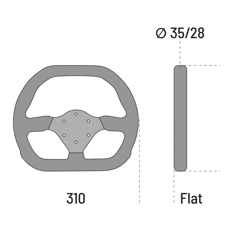 Sparco P310 Volant en daim