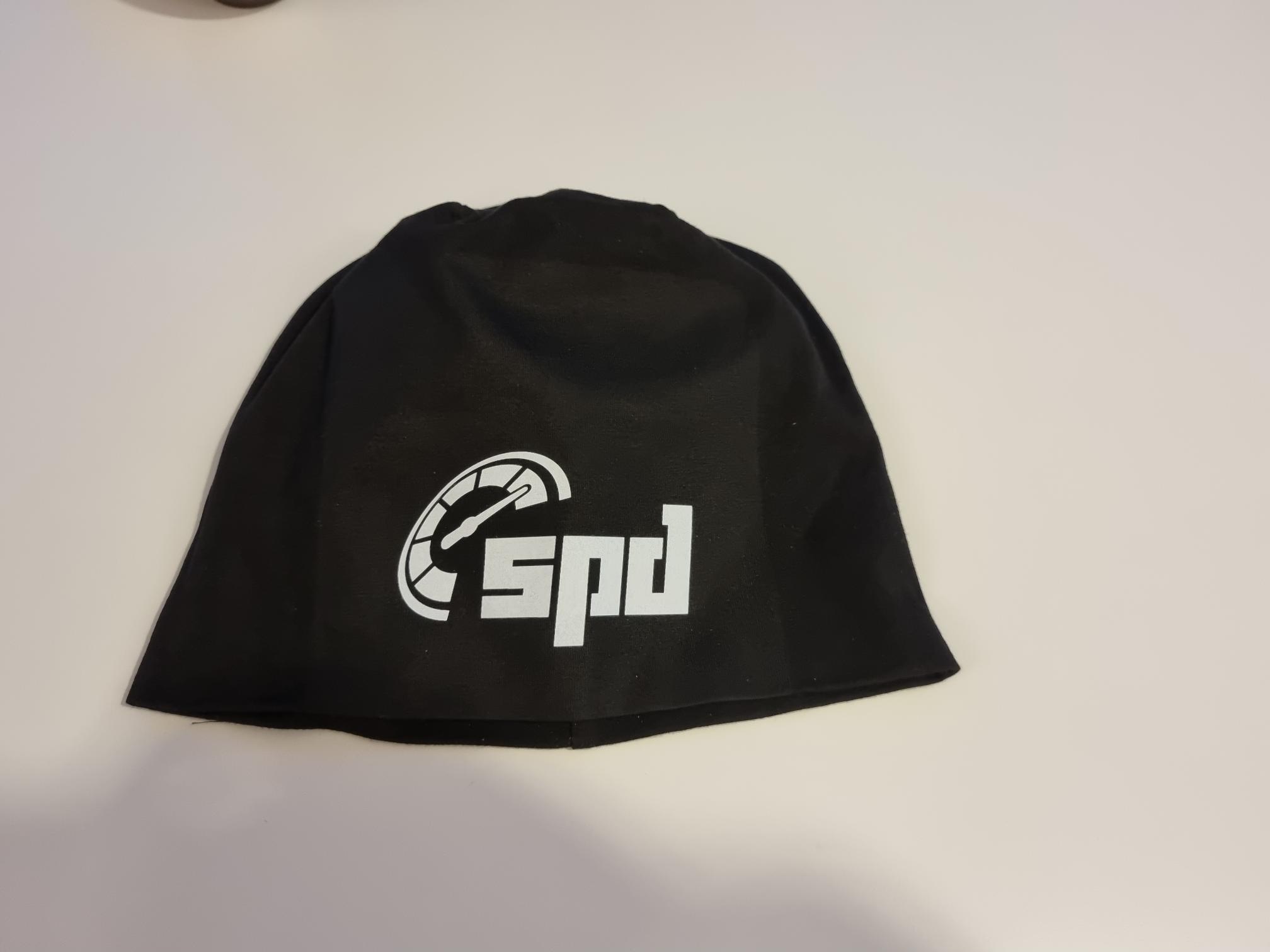 SPD beanie noir-blanc (one-size)