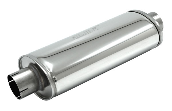 Muffler 3" oval Inoxydable