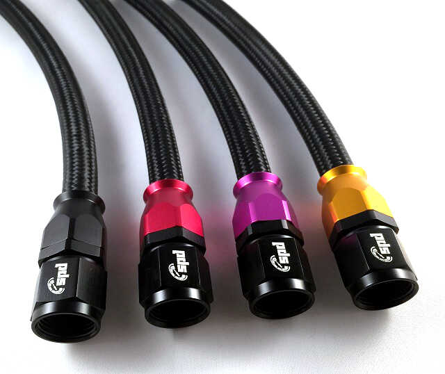 Tuyau de PTFE tressé AN4 Nylon