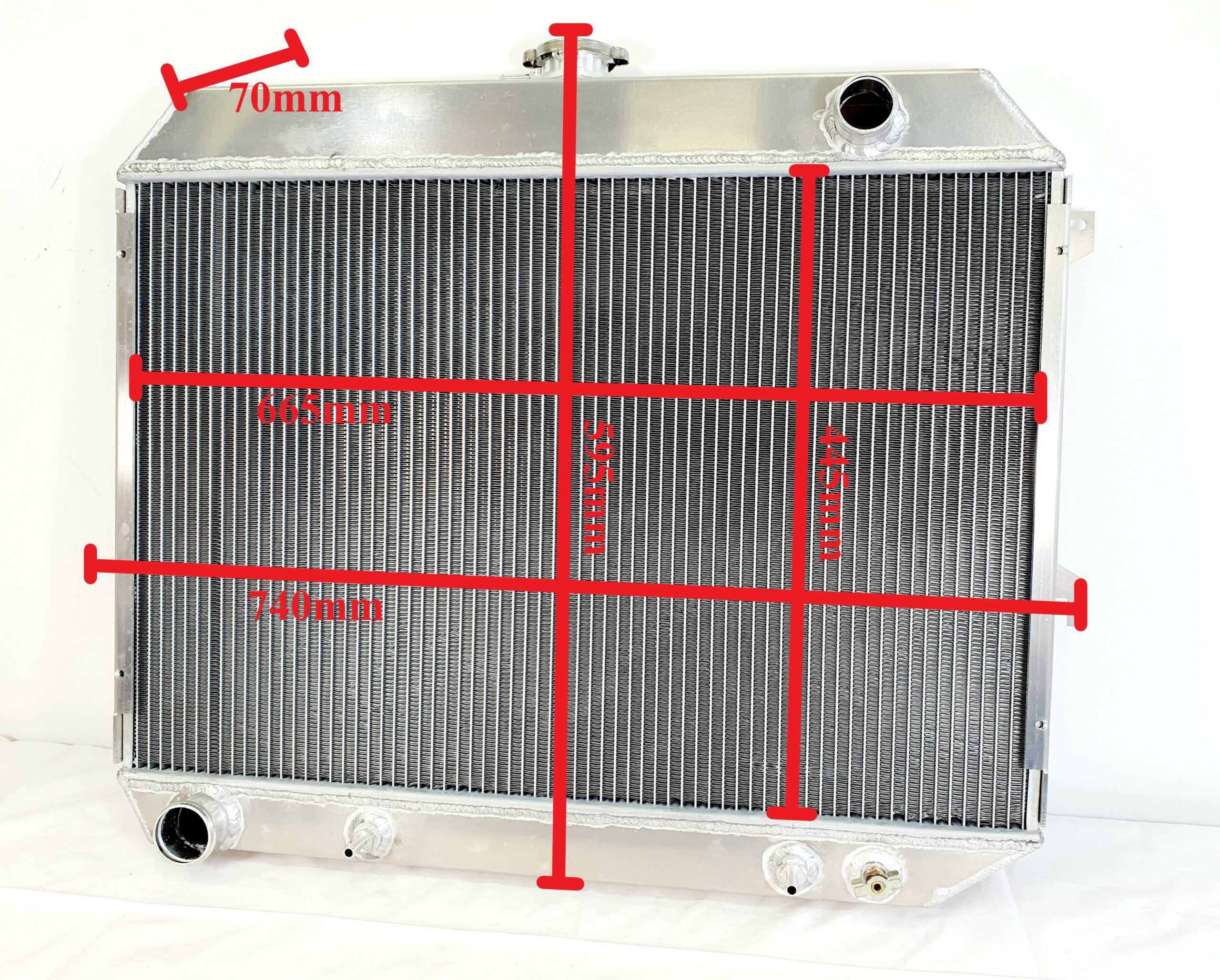 Radiateur Dodge, Plymouth 68-74