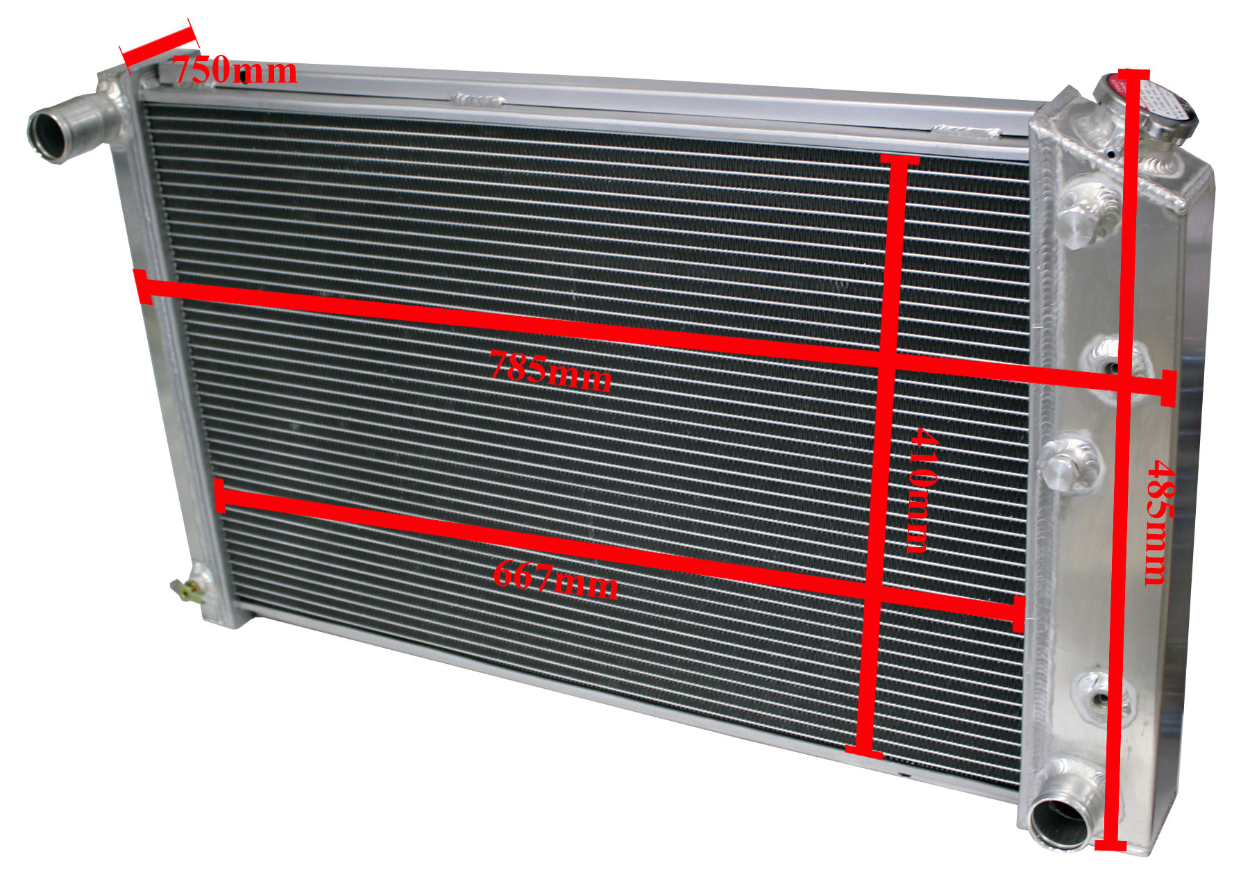 Radiateur Chevrolet Camaro 70-81, Pick up
