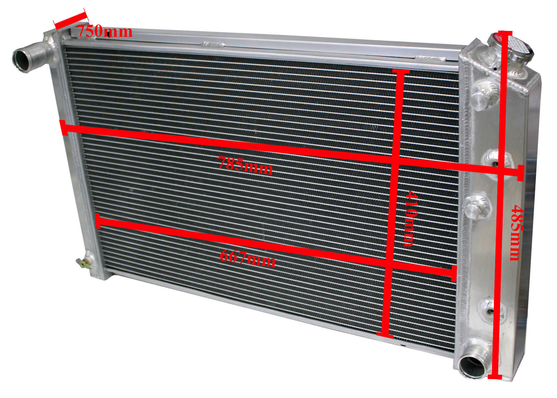 Radiateur Chevrolet Camaro 70-81, Pick up