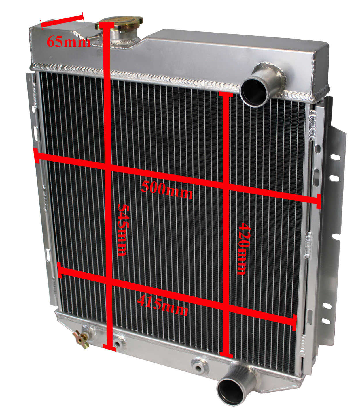 Radiateur Ford Mustang 64-66, Falcon, Ranchero 62-65