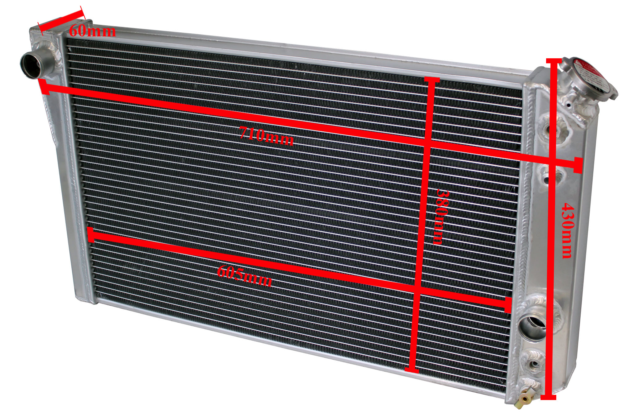 Radiateur Chevrolet Corvette 84-90
