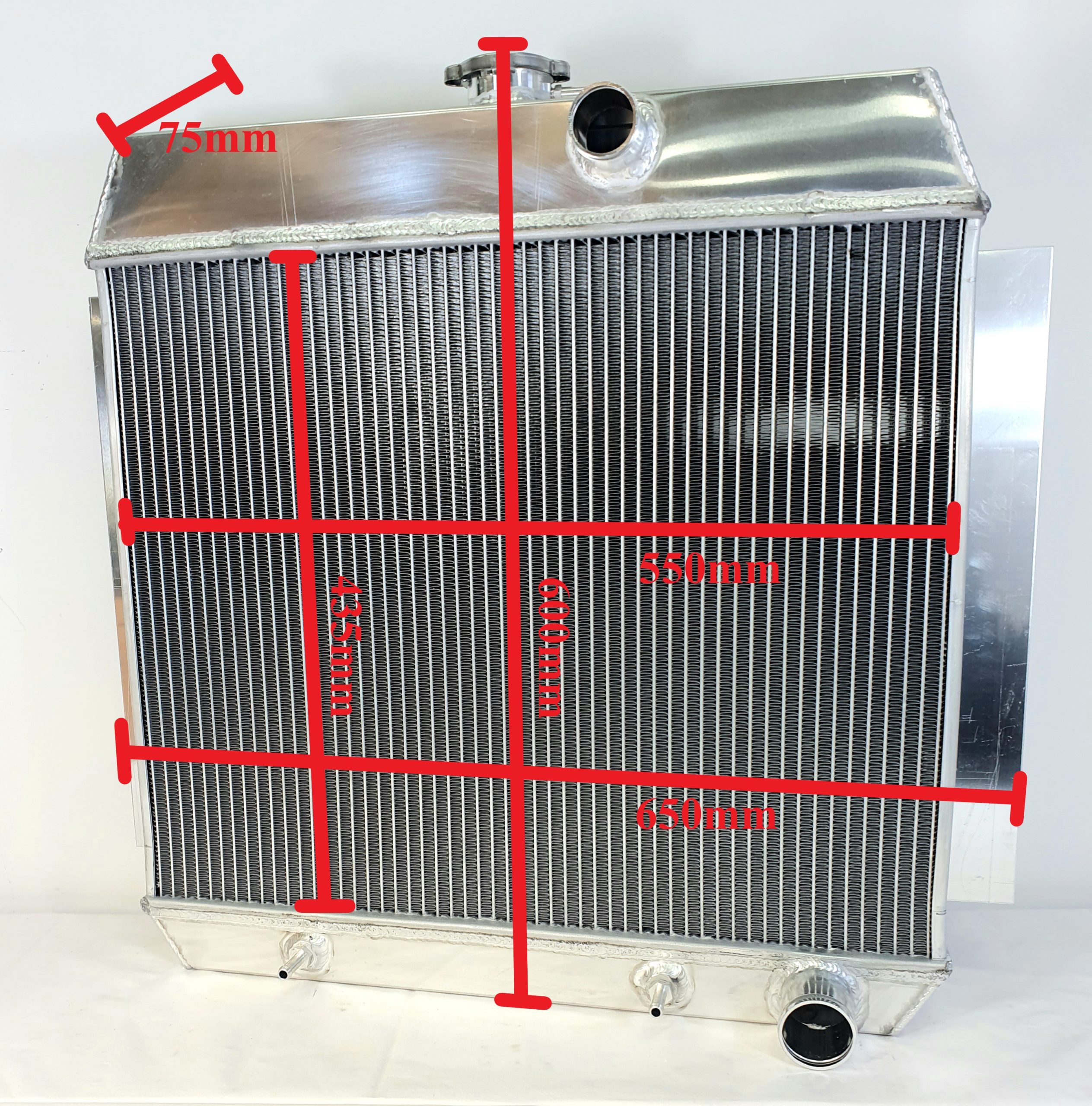 Radiateur Chevrolet Bel Air V8 50-54