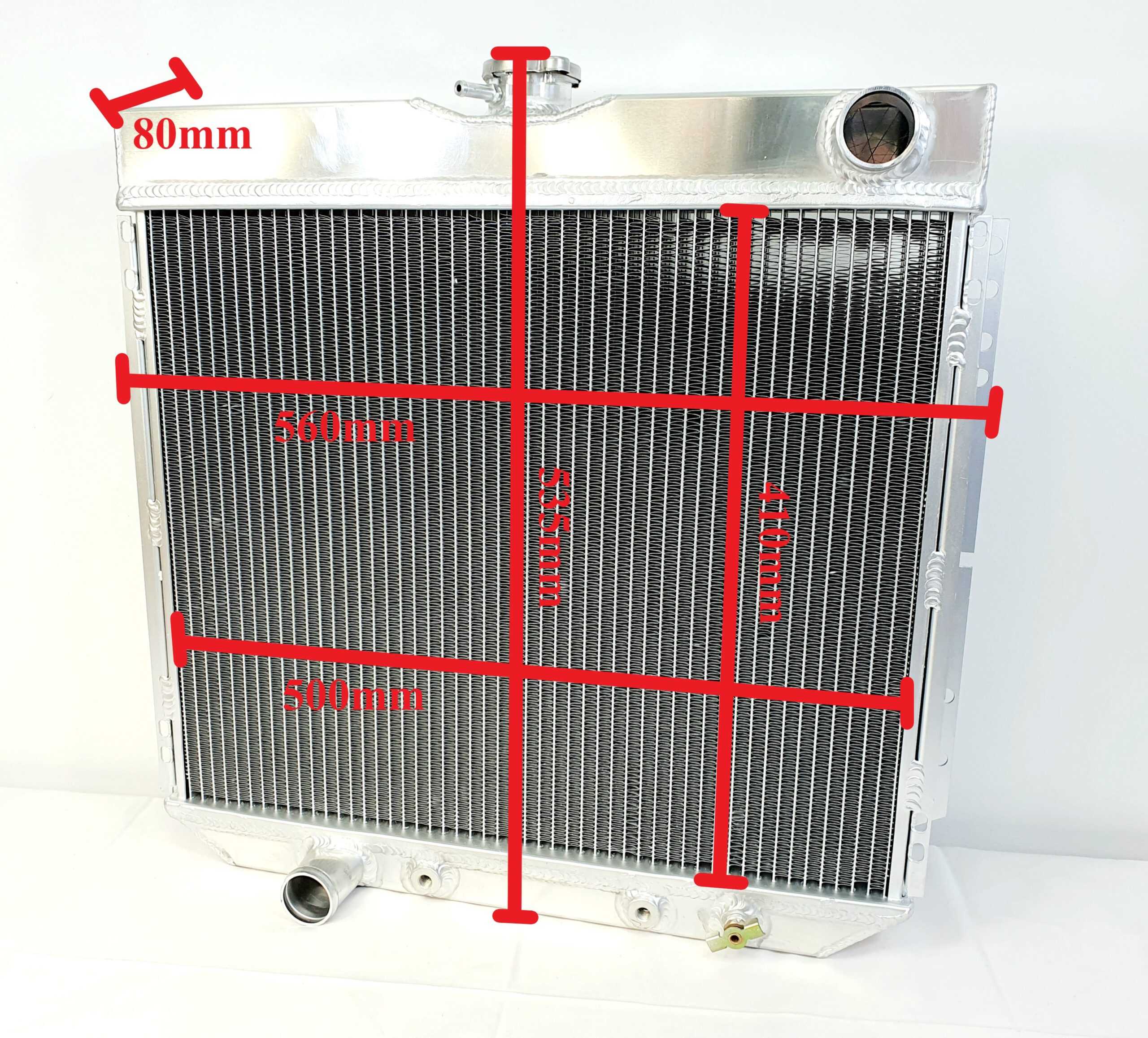Radiateur Ford Mustang 69-70, Ford Falcon 66-70, Mercury Comet 66-73