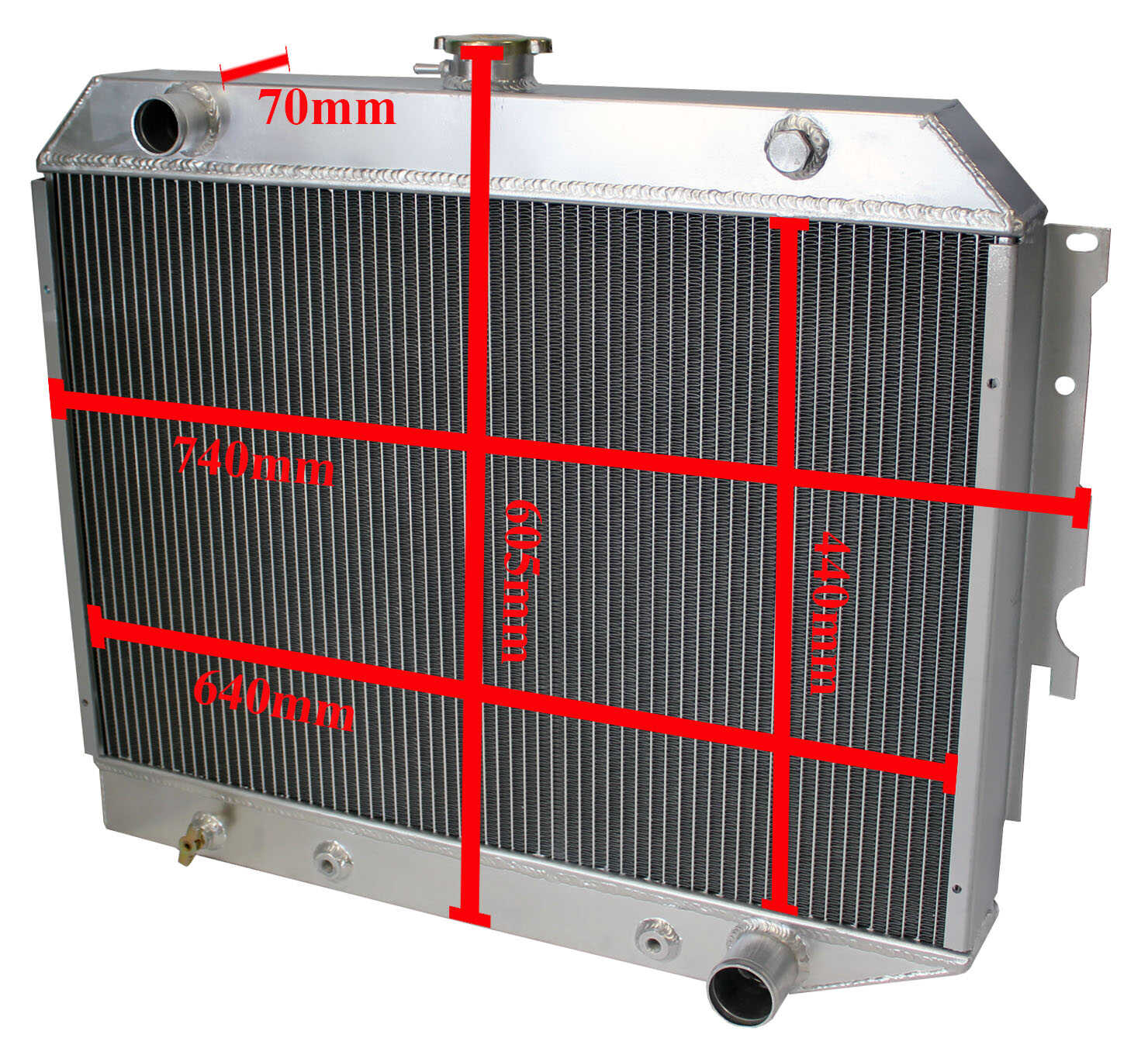 Radiateur Dodge, Plymouth 68-74