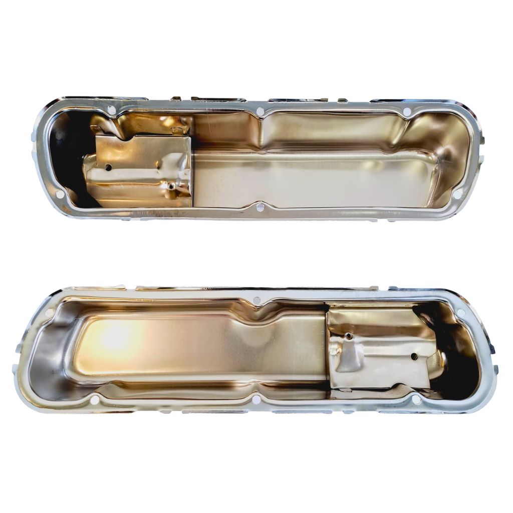 Couvercles de soupape Ford 220-351 Windsor Chrome