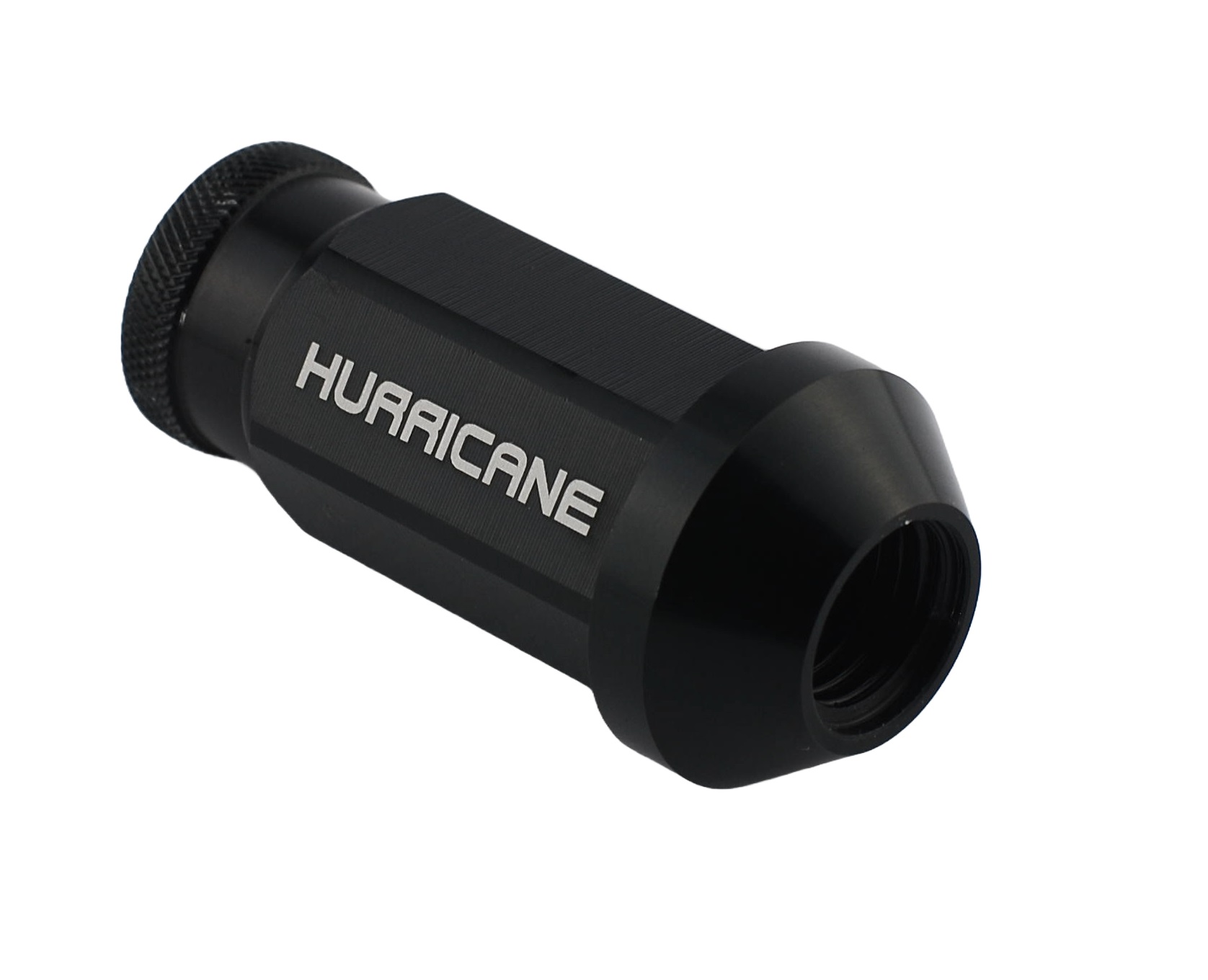 Ecrou de roue Aluminium Noir M12x1,25 (50mm)