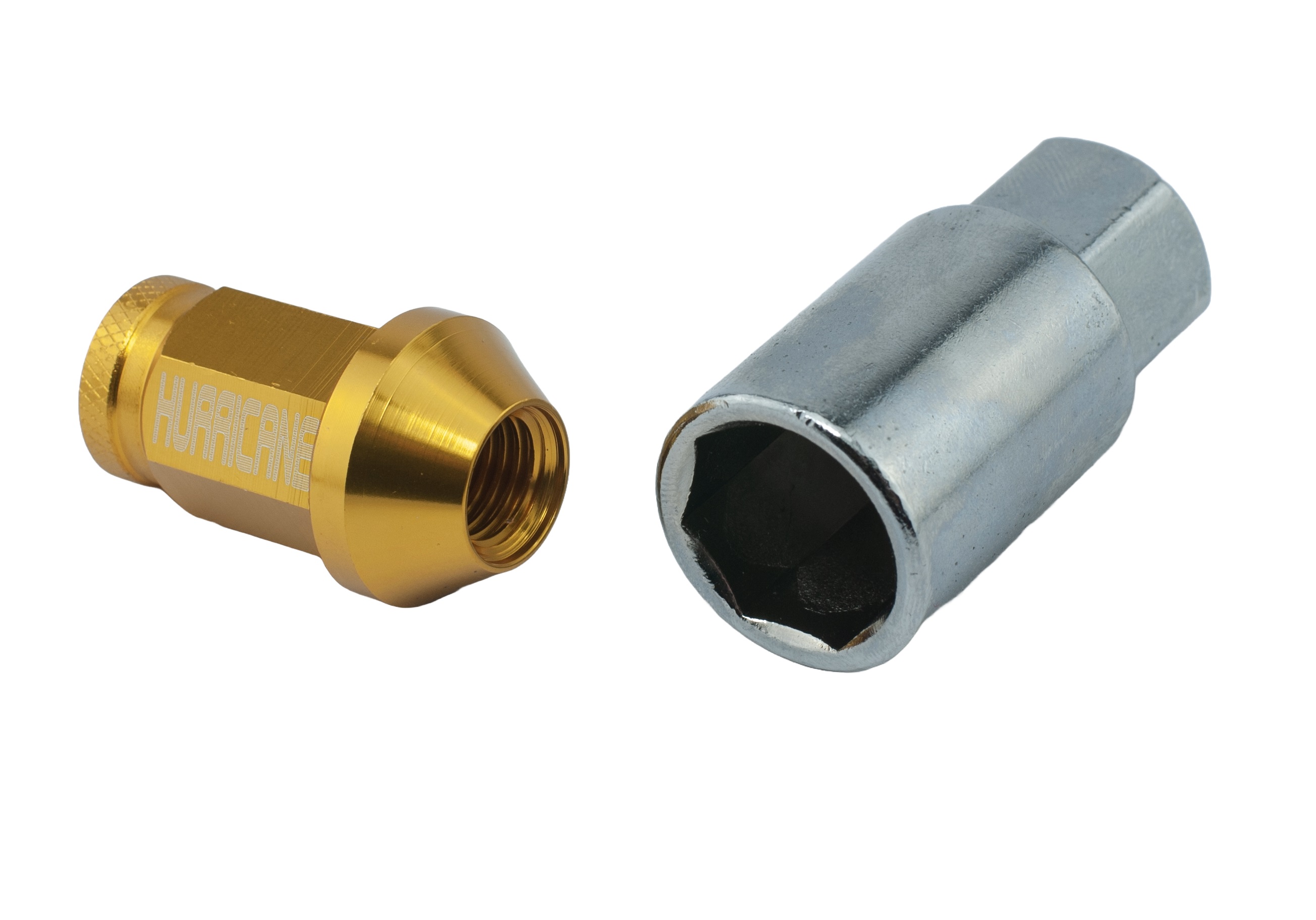 Ecrou de roue Aluminium Or M12x1,5 (39mm)