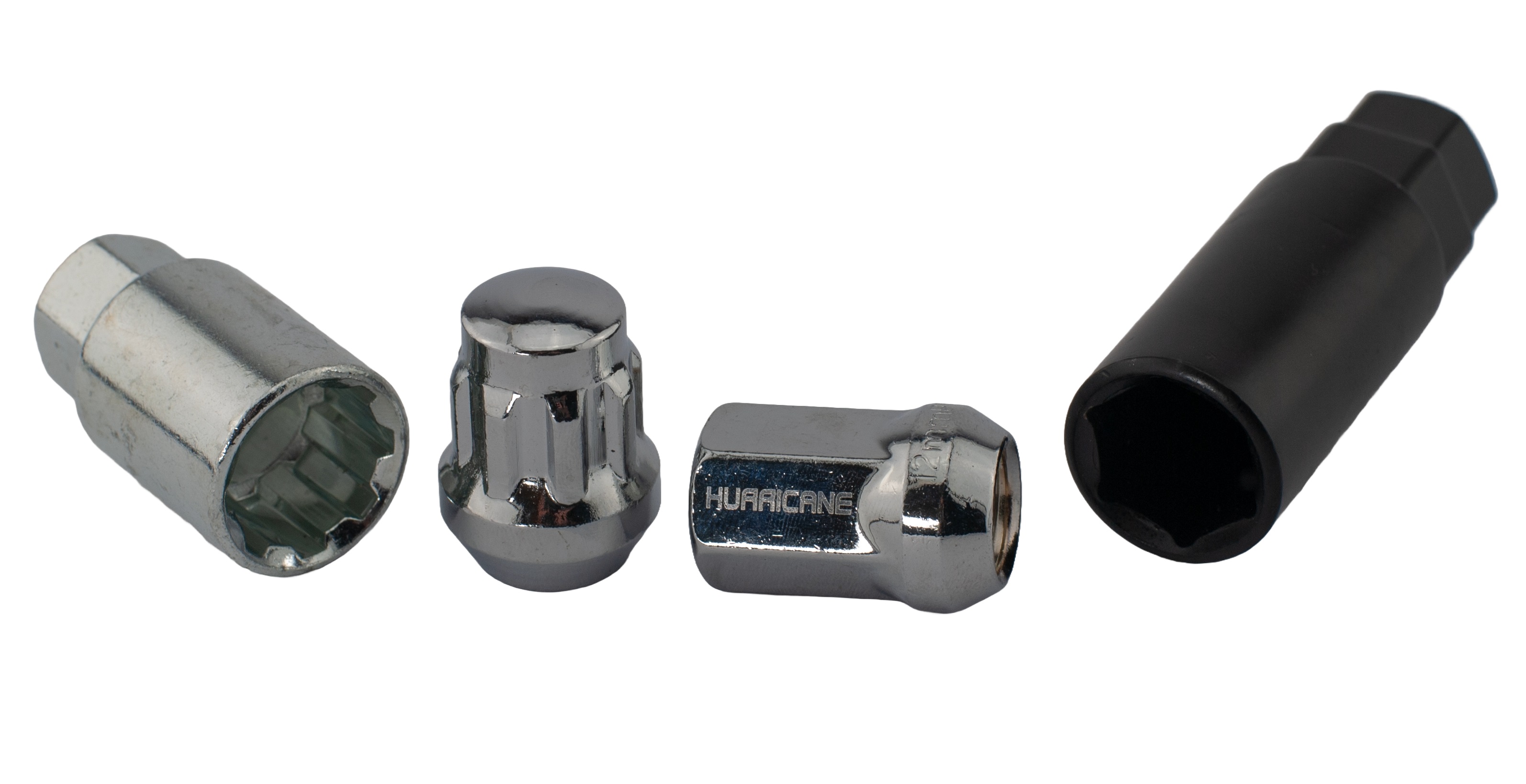 Kit Écrou de Roue Acier Argent M12x1,5 (32mm)