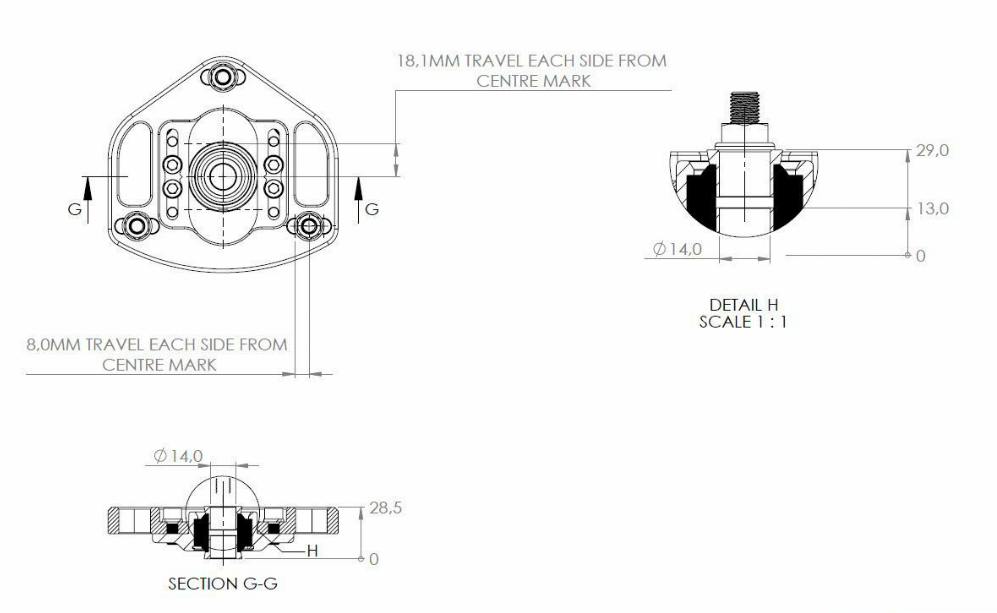 IRP Plaques de carrossage réglables BMW E46, E85, E86, E89 (Coilovers)