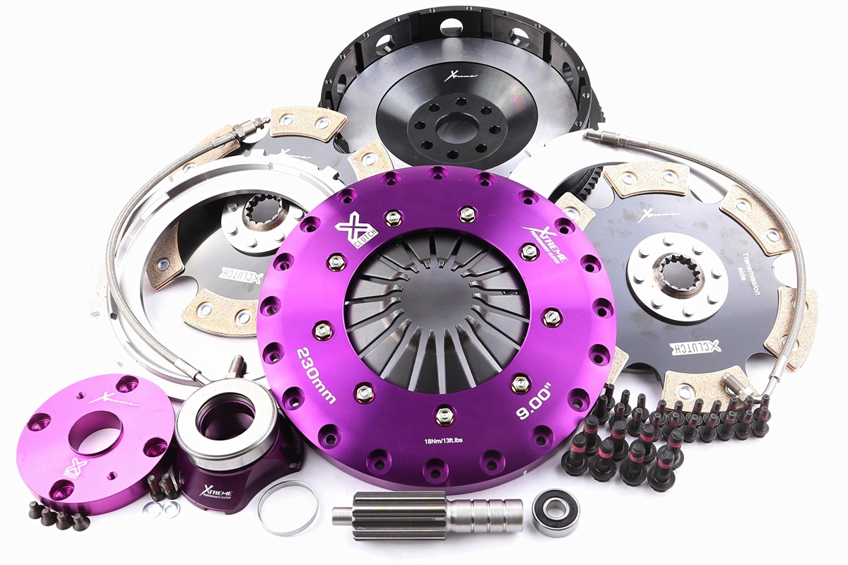 TOYOTA SUPRA 3.0 i Bi-Turbo (JZA80_) - 230mm Rigide Céramique Disque double Kit d'embrayage Y compris volant d'inertie & CSC 1800Nm