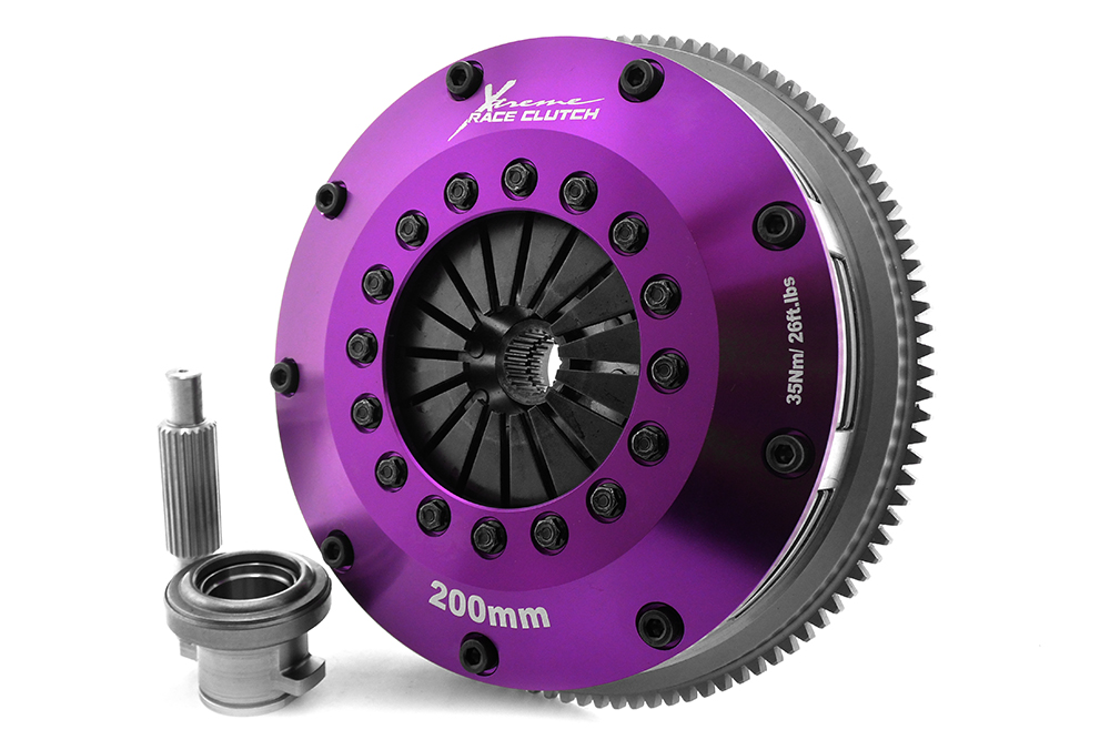 NISSAN 180SX coupe (S13) 2.0 - 200mm Rigide Céramique Disque double Kit d'embrayage Y compris volant d'inertie 1200Nm