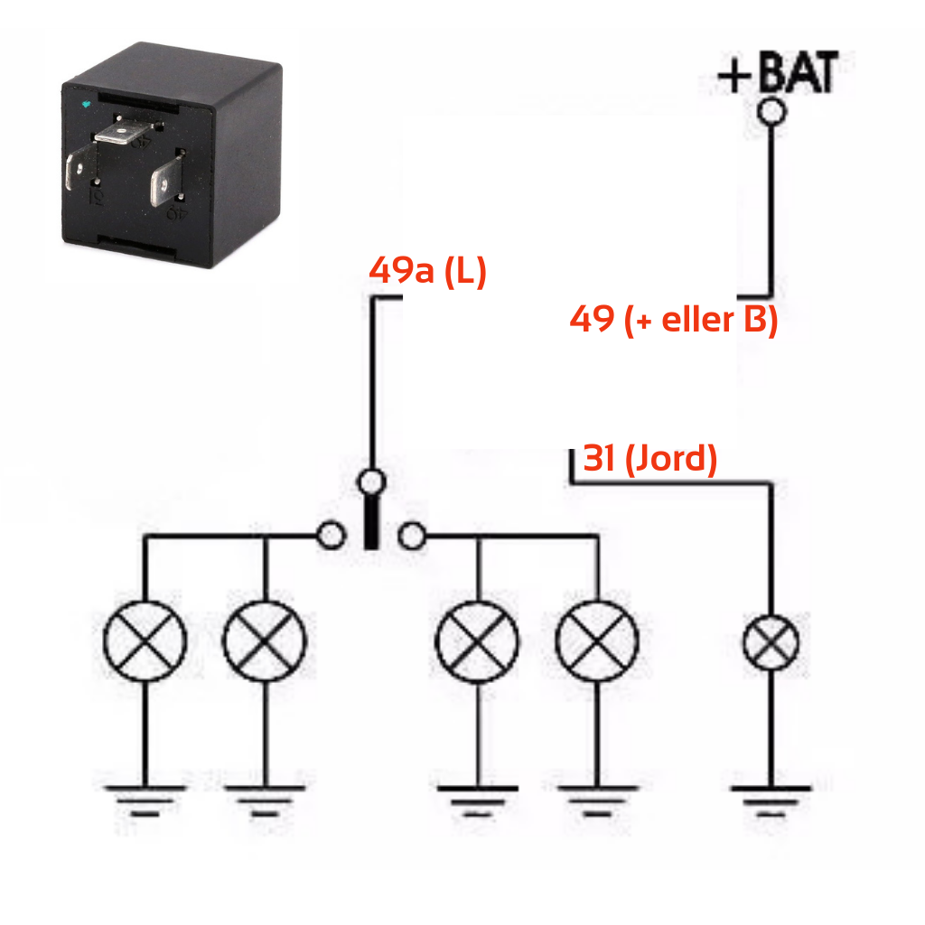 Relais clignotant 12V