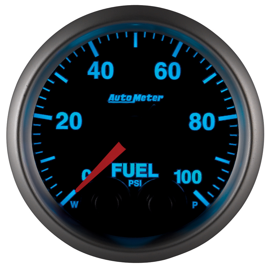2-1/16" Fuel Pressure, 0-100 Psi, Elite