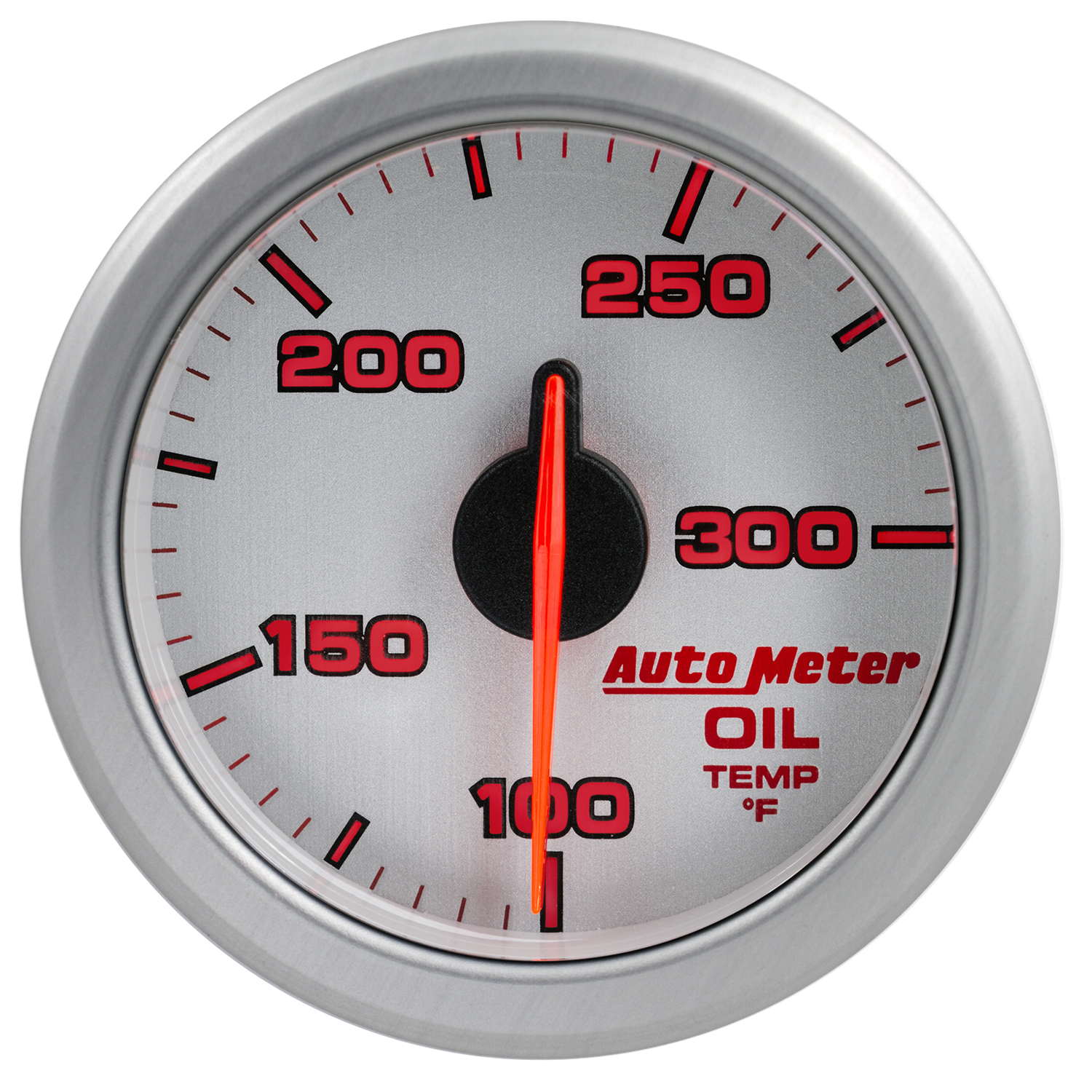 2-1/16" Oil Temp, 100-300`F, Airdrive, Silver