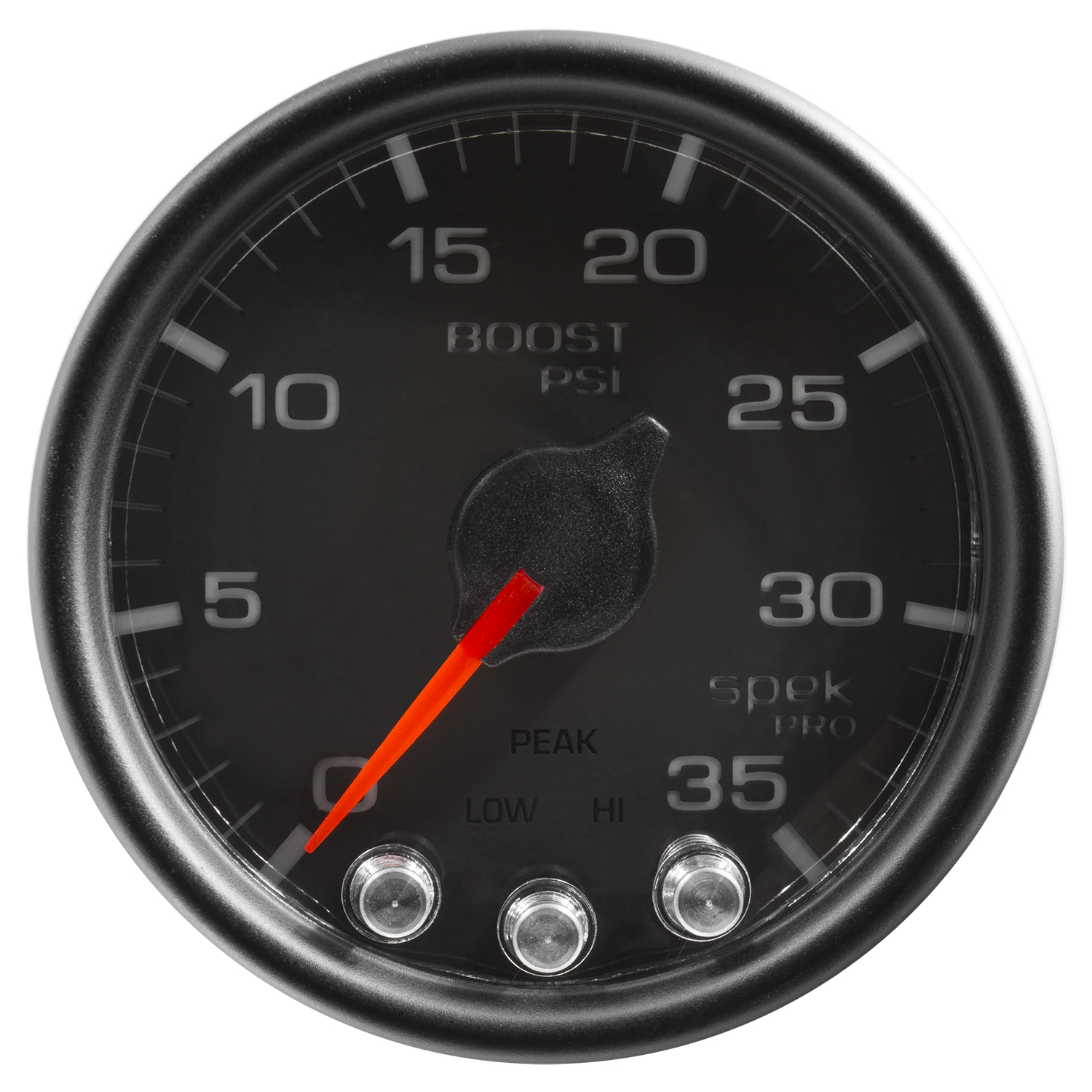 2-1/16" Boost, 0-35 Psi, Spek-Pro, Black/Black