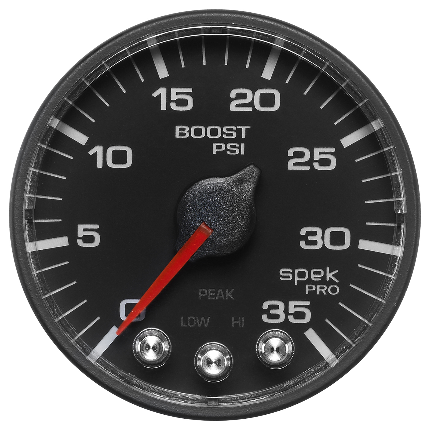 2-1/16" Boost, 0-35 Psi, Spek-Pro, Black/Black