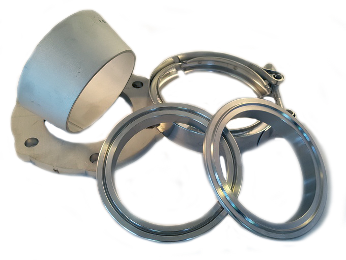 Holset Super HX40 6-Bolt - 3" V-Band Kit SS