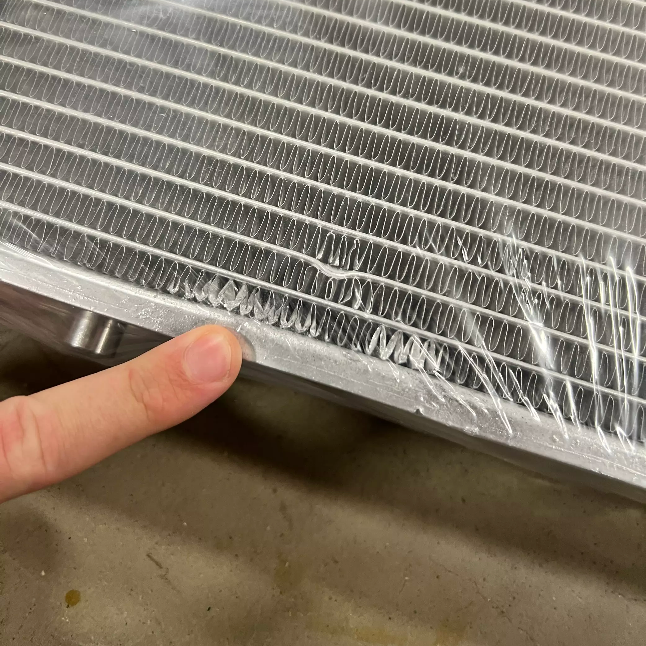 Radiateur Hurricane 580x460mm High Flow an20 Universal (Argent)