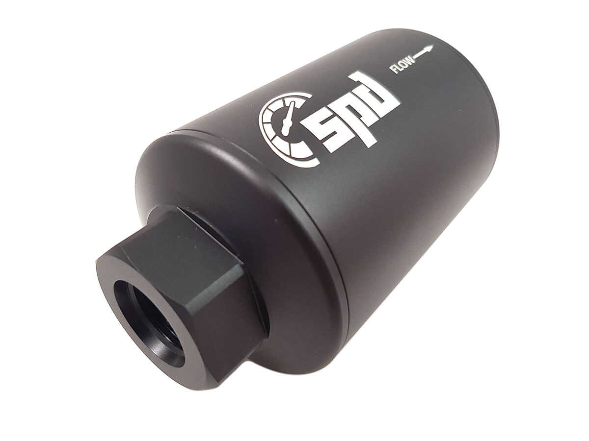 Filtre à carburant SPD Compact 10 micron E85 noir