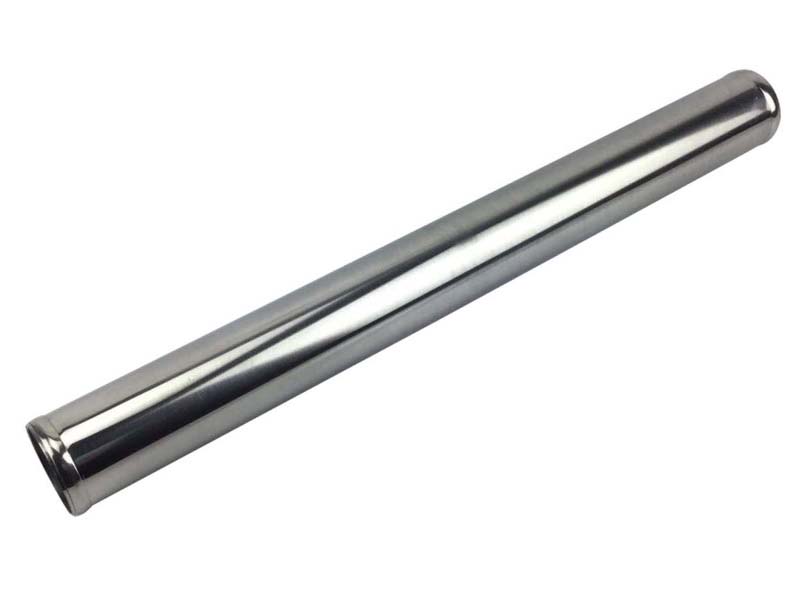 Tube en aluminium droit 4" poli