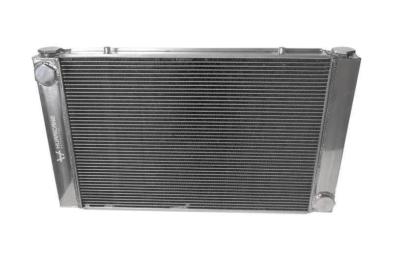 Radiateur Hurricane 800x450mm High Flow an20 Universal (Argent)