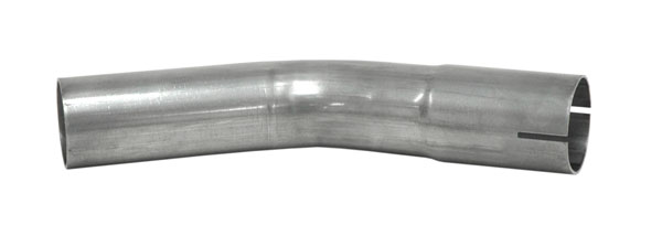 Tube d'échappement bent 30 ° 1 3/4" Inoxydable (44,5mm)