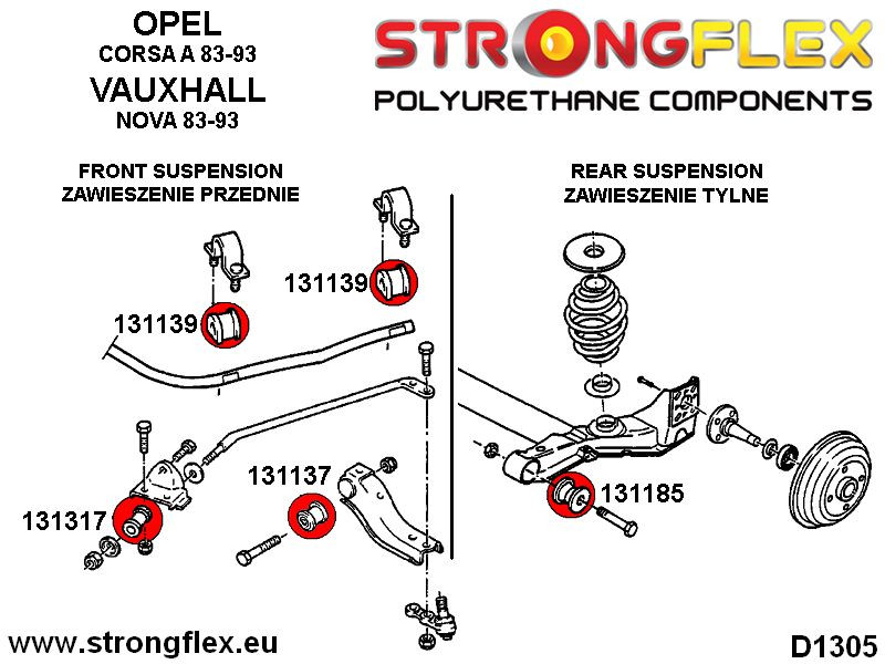 Bush Subframe arrière