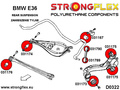Kit de brousse de suspension avant et arrière
