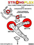 Kit de brousse de barre anti-rouleau avant Sport de polyuréthane