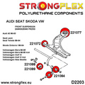 Kit de buisson de suspension avant Sport