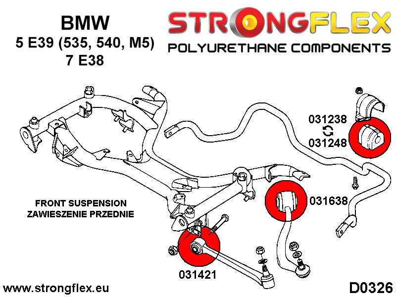 Bras de contrôle de la piste interne avant Sport de brousse