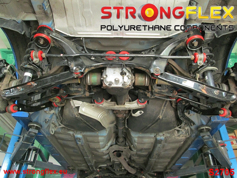 Kit de brousse de polyuréthane à suspension arrière