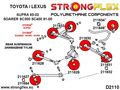 Kit de brousse de suspension Toyota supra MKIV
