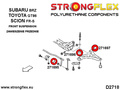 Kit de buisson de suspension avant Sport
