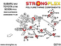 Kit de buisson de suspension arrière Sport
