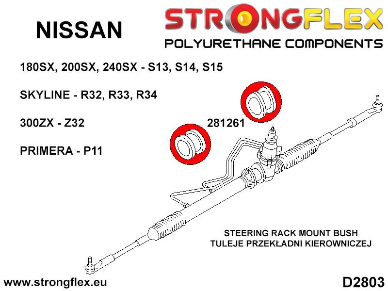 Kit de brousse de suspension complète R33 R34 Sport