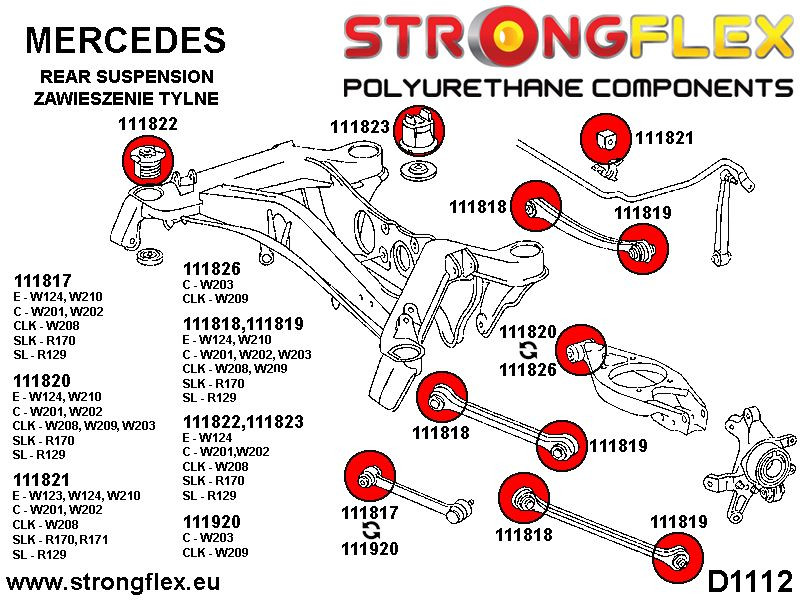 Bras de commande arrière - sport de brousse intérieure