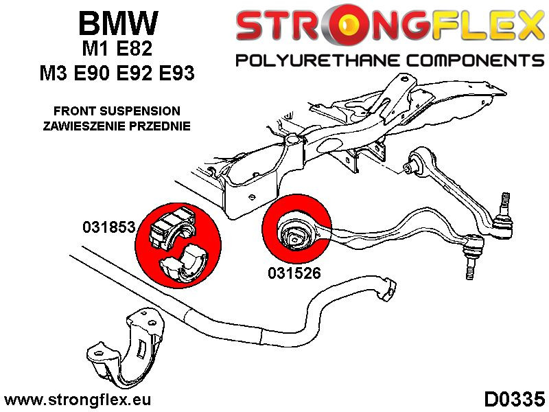 Kit de buisson en suspension complète Sport