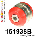 Bras inférieur avant - brousse arrière 70mm