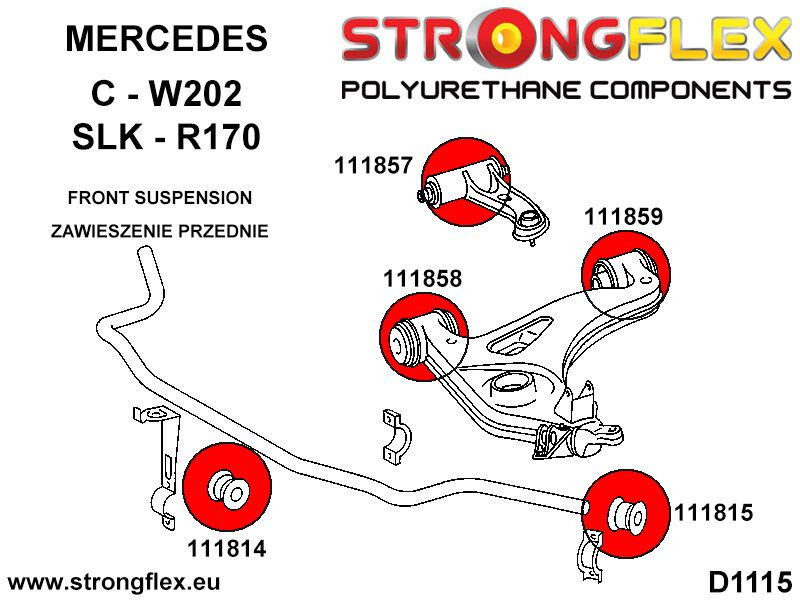 Kit de buisson en suspension complète Sport